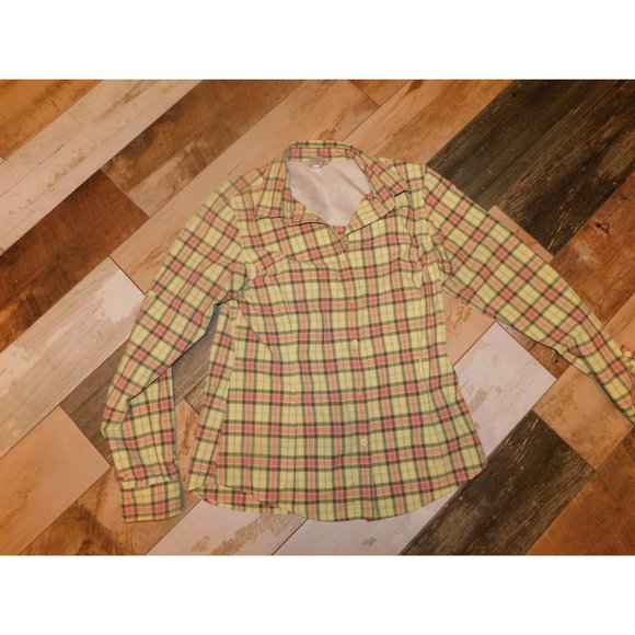 Duluth Trading Co Womens DuluthFlex Sidewinder Long Sleeve Shirt Medium - Picture 1 of 8